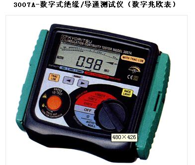 �ձ�����/����ʽ��Ե/��ͨ�����ǣ�������ŷ���� �ͺ�:Kyoritsu/3007A