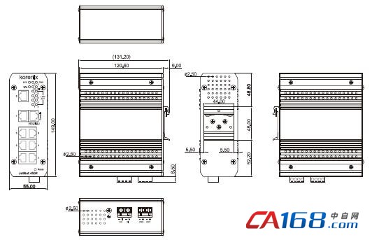 Korenix˼(Ӽ) JetNet 4508/4508-w 8͹ҵ̫