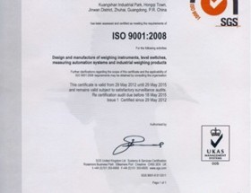 ףس½޵ ٻISO9001:2008ϵ֤