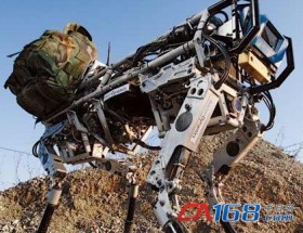 仿生机器人可攀越35度的斜坡