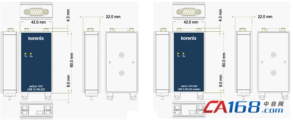 Korenix˼(Ӽ) JetCon 1101/1101i-5KV USBתRS-232Cźת