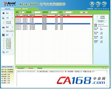 2)报警信息提示及复位