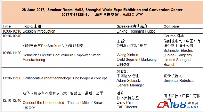 SISS 上海国际智能工业解决方案研讨会议程精彩预告(图5)