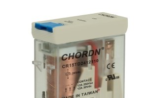 意大利橋頓CHORDN帶自鎖式測試按鈕CR15T中間繼電器